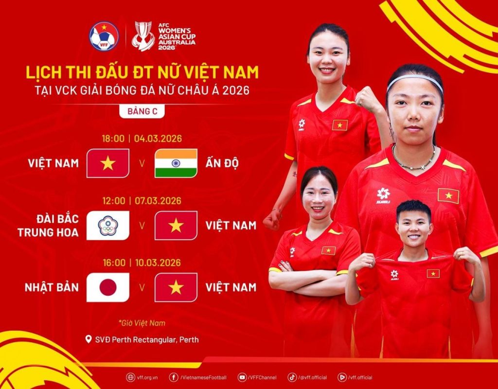 Đối thủ tiếp theo của thầy trò HLV Mai Đức Chung sẽ là tuyển nữ Đài Loan TQ